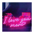 Winbo Custom Neon Sign 2025 Happy Valentines Birthday Mother's Day Gift Electronic LED Mom Acrylic Custom Led Sign Neon Light