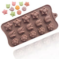 221 Ice Cube Tray Free Sample 15 Cavity Different Flower Tulip Shape Silicon Resin Mold Silicon Chocolate Moulds Silicone LFGB