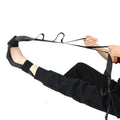 Hot Sale Yoga Flexibility Stretch Oxford Cloth Strips Leg Fascia Stretcher Strap Black