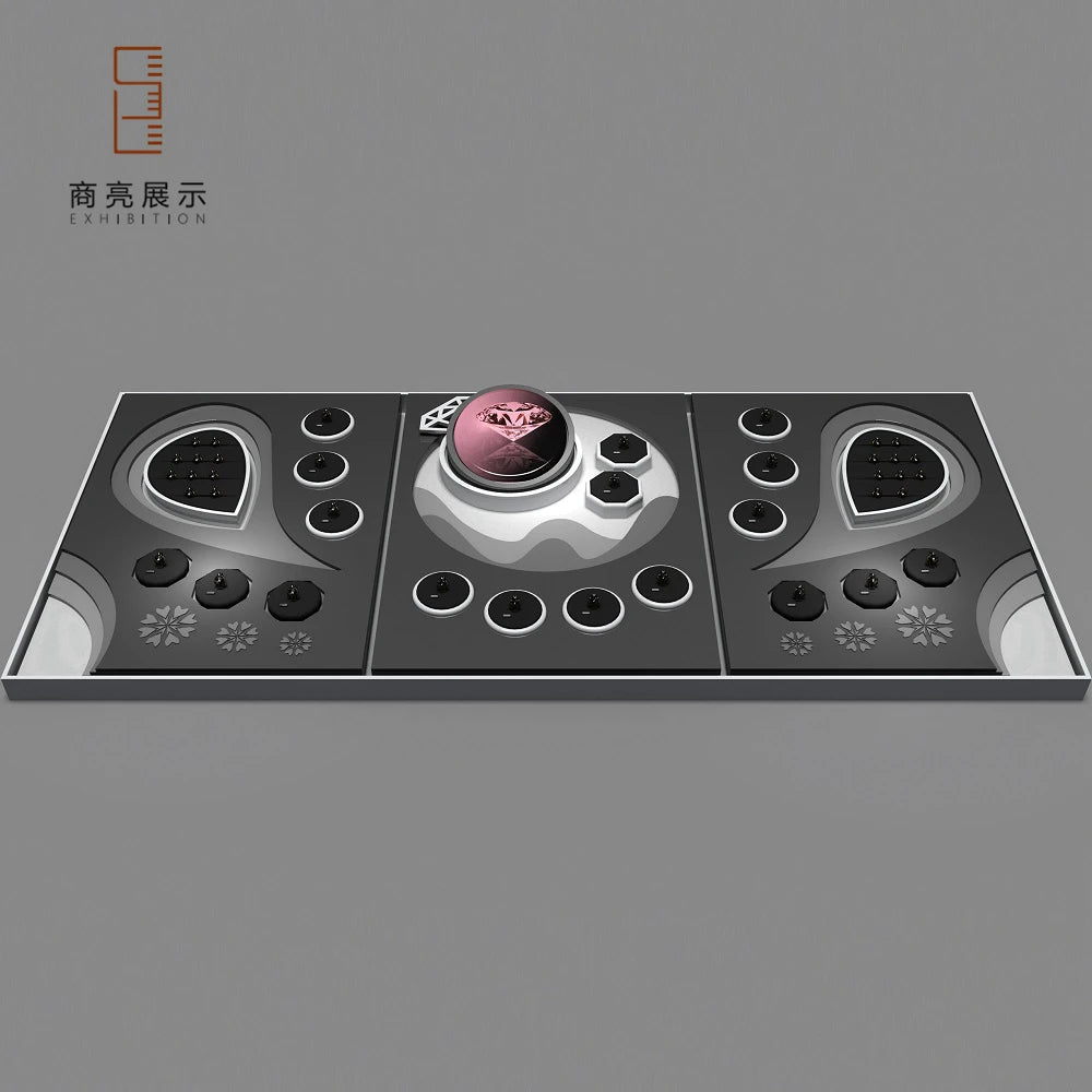 Custom Wholesale Velvet Wooden Leather Luxury Jewellery Display Stand for Bracelet