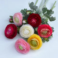 Luxury 50cm 19.5 Inch Short Branch Thousand Layer Lotus Artificial Flowers Silk Flower Stems for Home Wedding Decorations