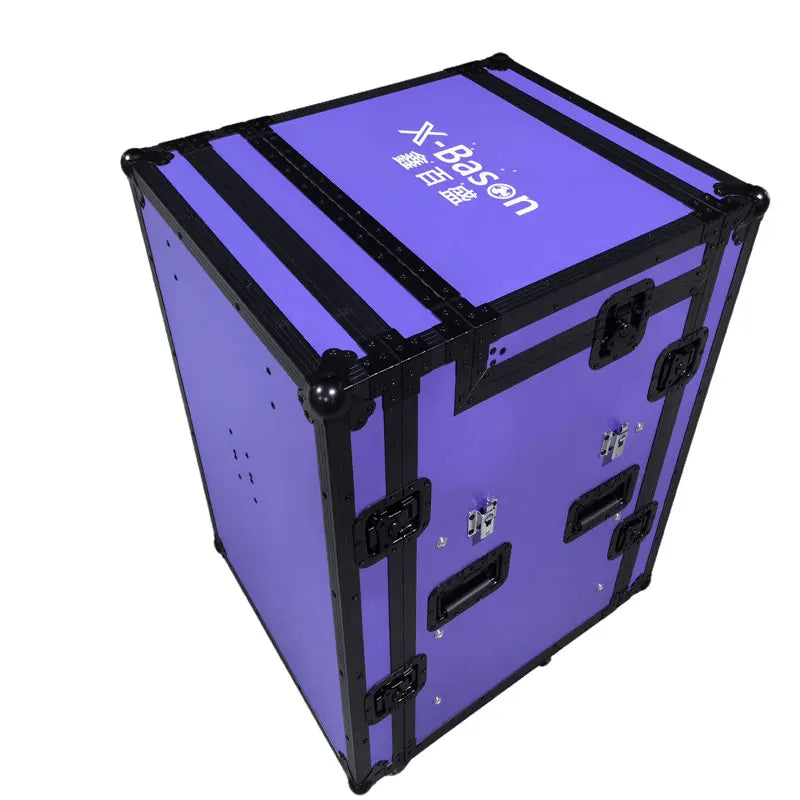 X-BASON Customized 16U Rack Case/ Double Table 18U Flight case DJ Table Tool Storage Case