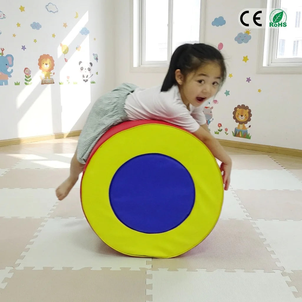 Soft Play Gym Set PU Foam Climbing Triangle Playground Indoor Kids Gymnastics Training Equipment
