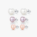 925 Sterling Silver Elegant Earrings for Women Female Fine Jewelry Accessories Delicate Natural Freshwater Pearls Stud Earrings