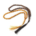Tasbih 33 Wooden Prayer Beads Elliptical Beads Islamic Prayer and Worship Misbaha Jewelry Muslim Rosary Ramadan Gift