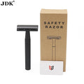 JDK Men's Double Edge Safety Razor with Professional Metal Handle Custom Logo Wet Grooming Razor