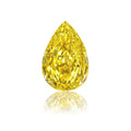 LusterGem Yellow Pear Loose Moissanite Diamonds for Jewelry Making D Color VVS Moissanite With Gra Certificate