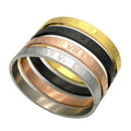 Fashion Roman Numerals Stainless Steel Bangle Couple Bracelet Cuff Bangle Jewelry for Valentines Gift