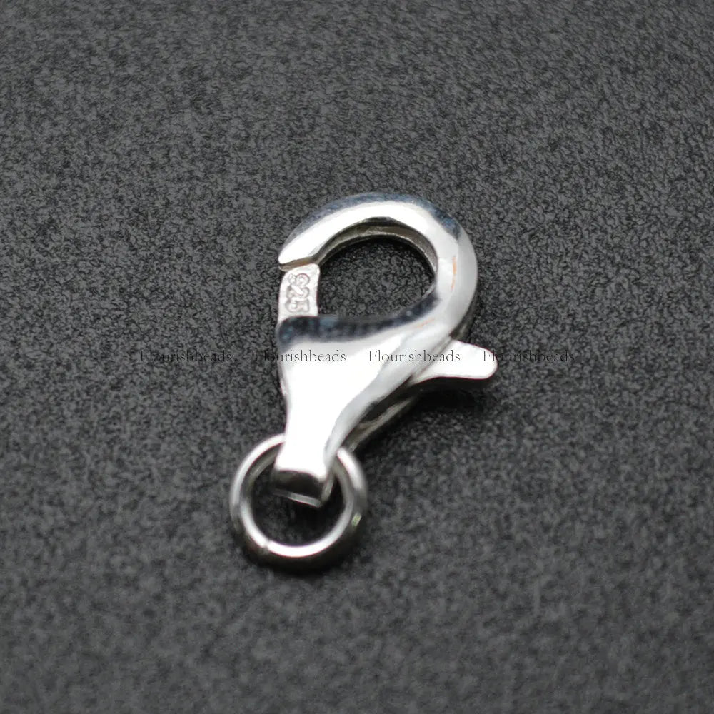 Simple Jewelry Findings Accessories Jewelry Making Supplies Necklace Lock 925 Sterling Silver Lobster Clasps for Jewelry Making