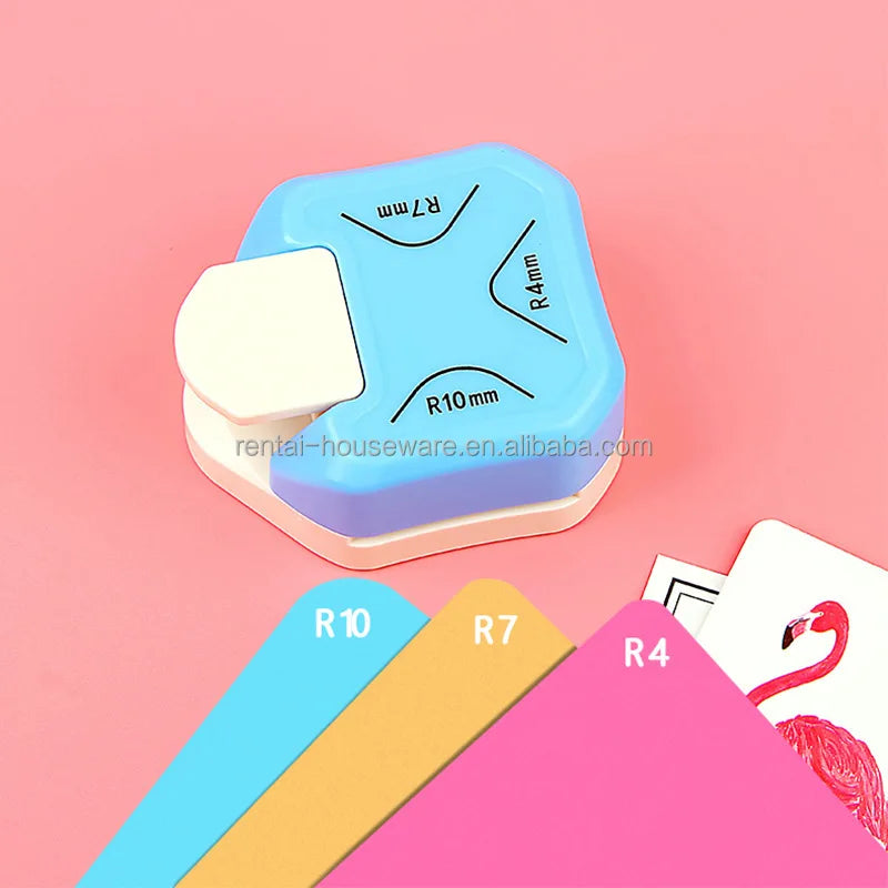 4/7/10mm 3 Way Corner Cutter for Paper Craft Laminate Projects  Photo Cutter Card Making 3 in 1 Corner Rounder