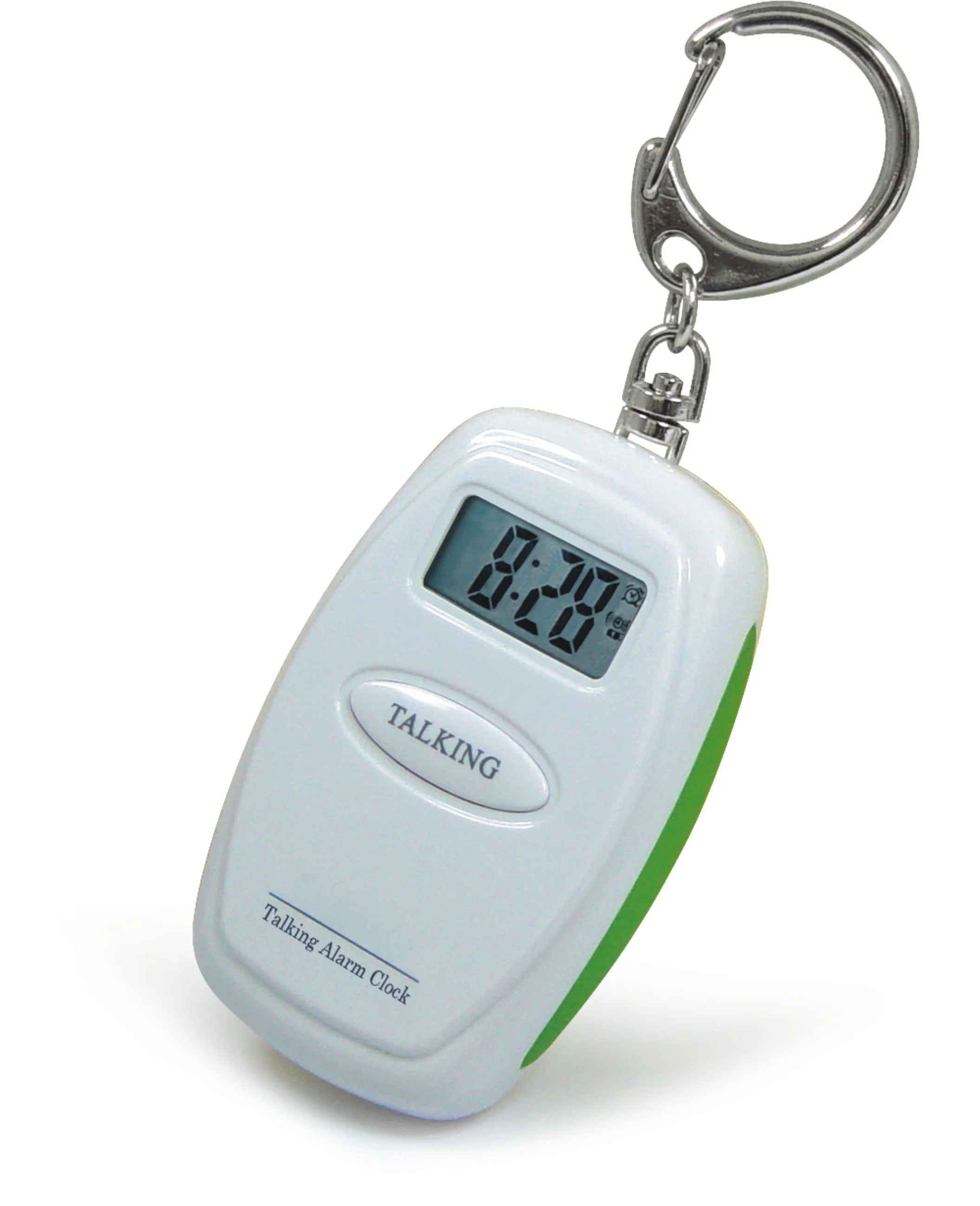 Small Digital Clock Talking  Keychain With Custom Voice for Visually Impaired Digital Alarm Clock for Kids Elderly