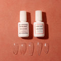 SAGALAGA Customized Non-toxic Transparent Long-lasting Fast Drying Nail Tips Glue Brush Adhesive Nail Art Press-On Nails (8ml)