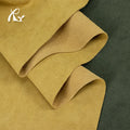 Imitation Cow Faux Suede Pu Leather 1.4mm Velvet Leather for Kenbo Shoes Boots Synthetic Leather