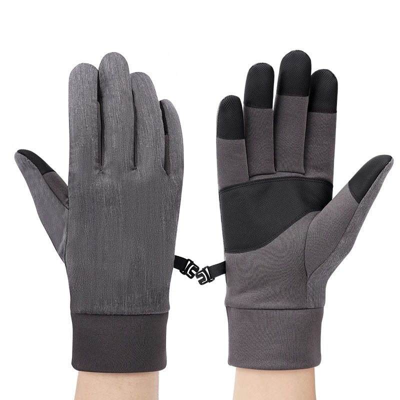 Wholesale Cheap Outdoor Cycling Gloves  Warm Touchscreen Waterproof Full Finger Riding Gloves in Winter