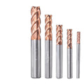 CHENGZHEN HRC68 4-Flute Tungsten Steel End Mill - High Precision â‰¤0.005mm AlTiN Coated RoHS Certified CNC Cutter