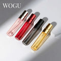 WOGU Pink Red Black Gold Sample Perfume Atomizer 10ml 5ml 3ml 2ml Mist Cosmetic Packaging Thin Small Glass Spray Perfume Bottle MegaBDM