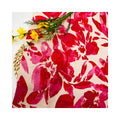 New Fashion Print Floral Pattern 100% Polyester Linen-Like Style 130GSM Woven Fabric for Girl's Dress