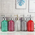 450 ml Round Shape Refillable Empty Glass Soap Bottles for Lotion Soap Dispenser