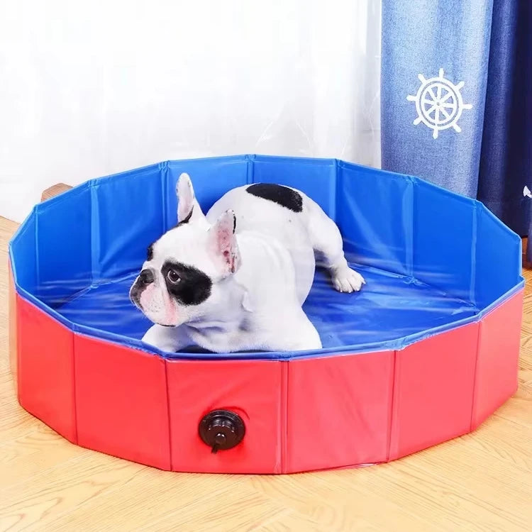 PVC Pet Pool Cross-border Dog Foldable Bathtub Swimming Pool Dog Water Pool Pet Puppy Bath