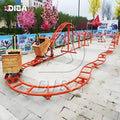 Cheap Price Family Amusement Park Equipment Human Power Driving Mini Backyard Unpowered Roller Coaster in Stock Now for Kids