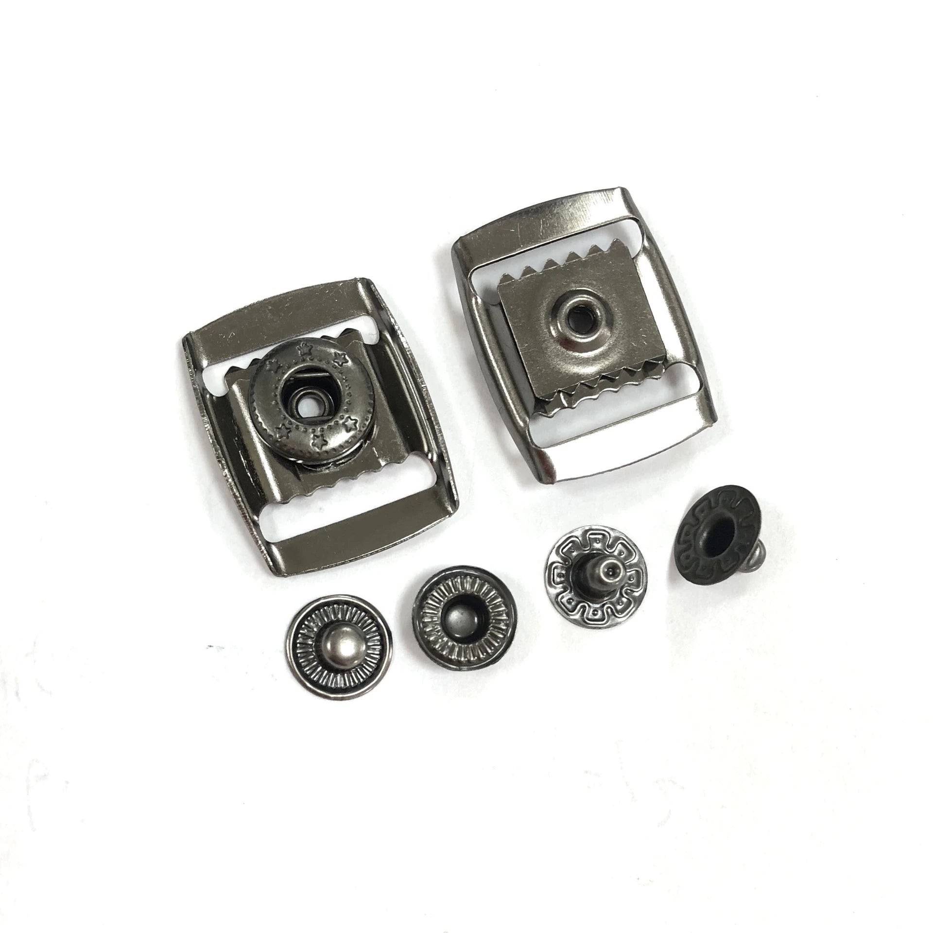 Adjustable Slider Stainless Steel Custom Cap Metal Baseball Buckle Cap Accessories Buckles