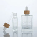 30ml 50ml Empty Dropper Bottle Glass Refillable Bottle Perfume Container With Pipette for Essential Oil Cosmetic Bottles