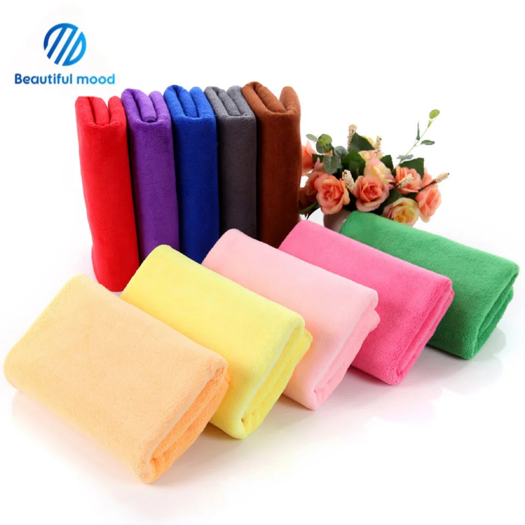 Wholesale 400gsm Microfiber Cleaning Cloth for Kitchen and Car Washing Hot Selling Hand Towel
