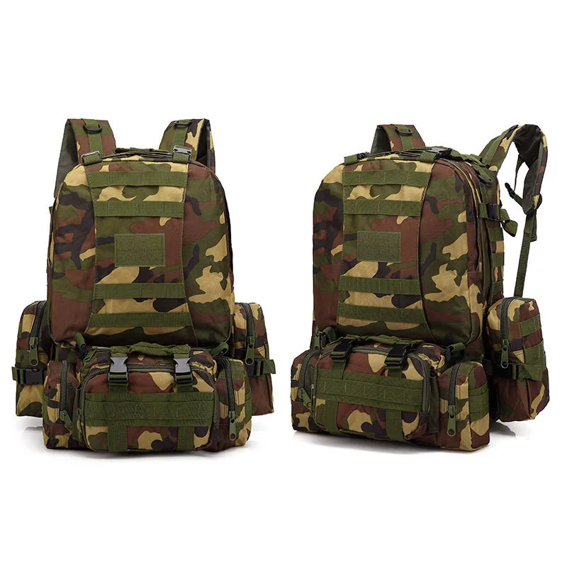 Factory Price Outdoor Casual Large Travel Bag Waterproof Mountaineering Bag Camping Hiking Men's Tactical Backpack
