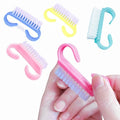 Hot-selling Dust Brush Nail Art Pedicure Soft Remove Dust Plastic Nail Cleaning Brush Daily Manicure Tools