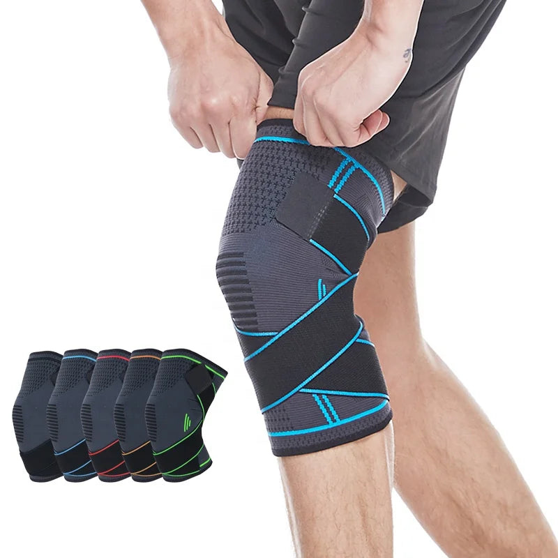 High Quality Oem Welcomed Sports Knee Brace Weight Lifting Knee Compression Sleeve