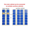 Steel Smart Fingerprint System Lockers Electronic Supermarket Luggage Storage Lockers
