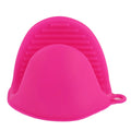 Heat Resistant Silicone Oven Mitts with Anti-Scalding Non-Slip Hand Clip for Baking Oven and Microwave Use