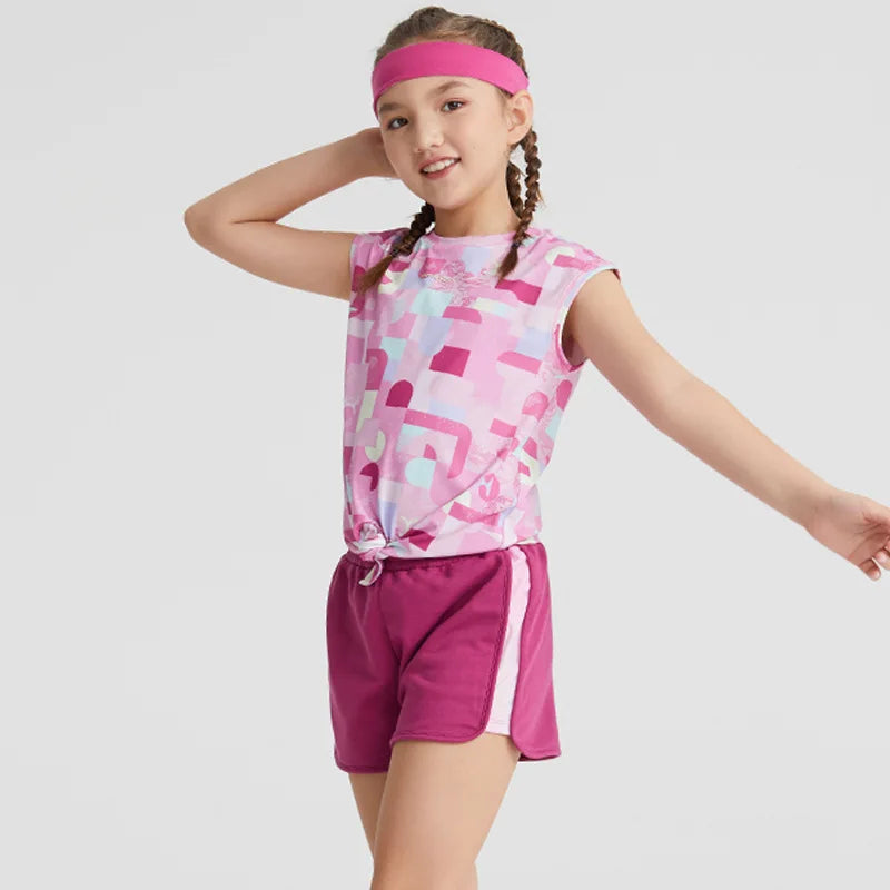 Workout Running Tennis Sport Golf Shirts Active Wear Athletic T Shirt for Kids Girls