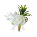 Premium Handmade Wedding Chest Flower Groom Wedding Party Decoration Wedding Decoration Artificial Flowers