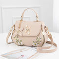 Oem Vintage Style Grey Embossed Medium Hight Quality Women Floral Hand Bags for Party