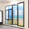 Double Glass Soundproof French Door Residential Commercial Entry Casement Door