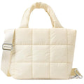 Custom New Small Quilted Crossbody Bag Nylon Women's Fluffy Wallet with Adjustable Shoulder Strap Casual Shoulder Bag