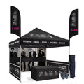 Custom Logo 10x10 FT Portable Pop up Tent Canopy Waterproof Folding  Aluminum Alloy Frame Outdoor Advertising Beach Party Events