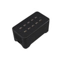 Travel-Friendly 10-Port USB Charger with Universal Plugs & Surge Protection