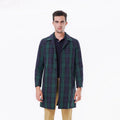 2023 Bosha Men's Single-Breasted Trench Coat Custom-Made With Button Decoration and Turn-Down Collar
