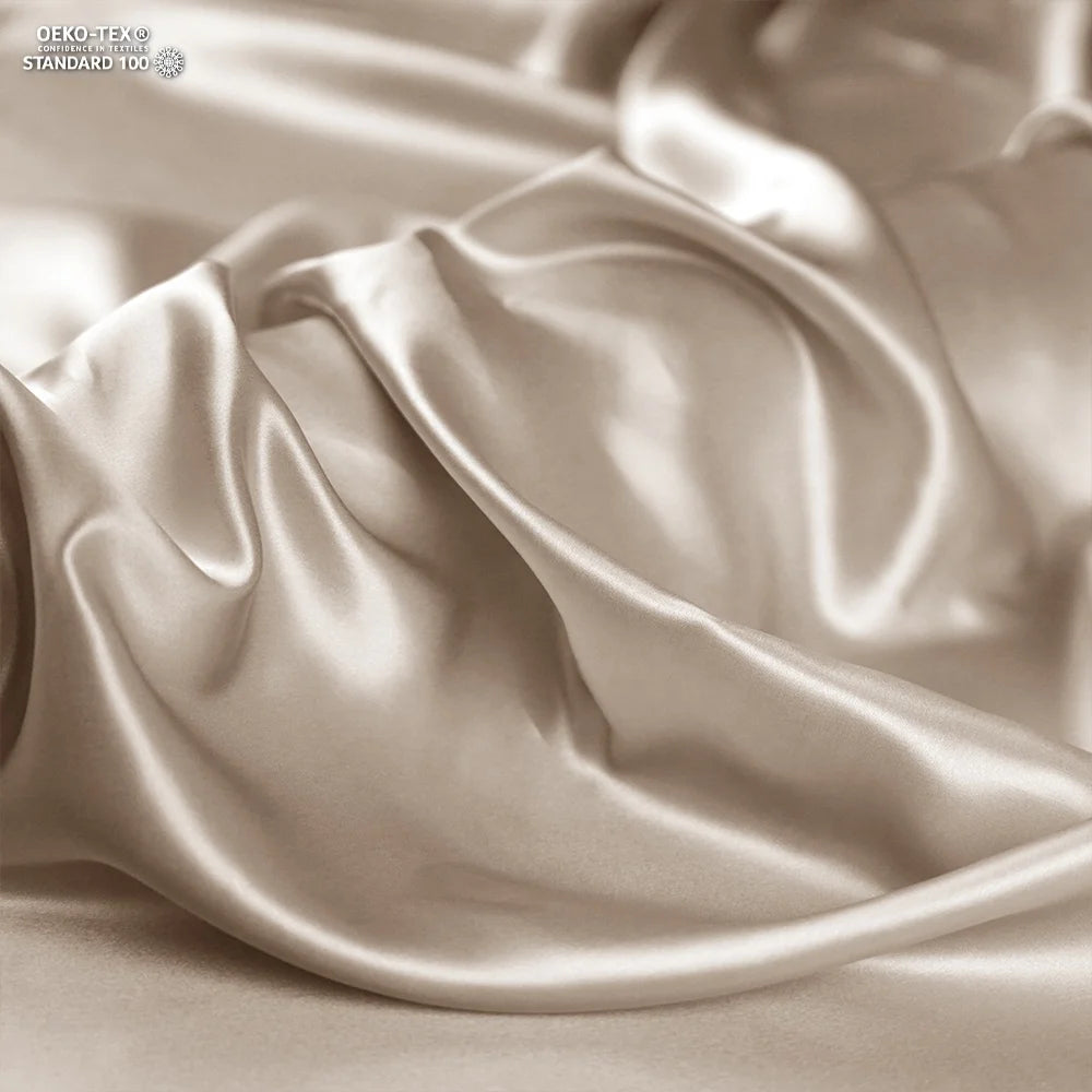Factory Wholesale 16Momme 100% Mulberry Silk Charmeuse Fabric for Home Textile