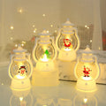 Christmas Decoration Wind Lamp Portable LED Small Oil Lamp Light Horse Lamp Shopping Mall Dress up Gift Scene Layout Hanging