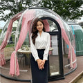 Full House Geodesic Design Transparent Bubble Hotels Gardens Exhibitions with Polycarbonate Dome House