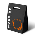 Luxury Jewelry Cosmetic Gift Custom Die-cut Handle Clothing Shopping Packaging White Kraft Paper Bag for Clothes
