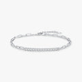 Sparkling D Color Moissanite Bracelet 925 Sterling Silver Lock Stackable Trendy Bracelets for Women Jewelry With Gift Box