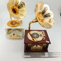 Classical Plastic Musical Jewelry Box Phonograph Music Box