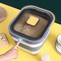 New Save Space Foldable Large Capacity 13L Storage Rice Bucket Plastic sealed  Food Container Kitchen Storage Box