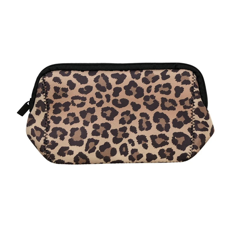Neoprene Cosmetic Bag Makeup Pouch Zipper with Custom Printing logo