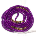 Purple Glass Seed Beads Gold Crystal Bead Tie on Waist Beads Belly Body Chain With Clasp Double Cotton String for Ladies MegaBDM