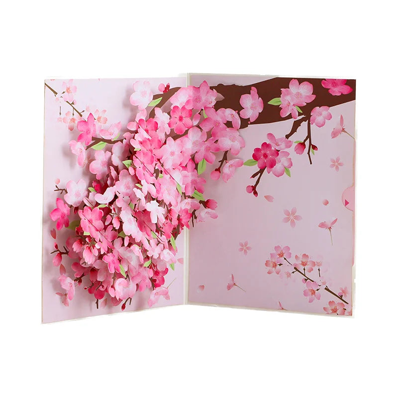 Matte Coating Four-color Digital Printing 3d Pop up Greeting Card for Mother's Day Valentine's Day Birthday Card